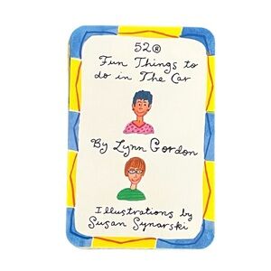 52 Fun Things To Do In The Car Complete Card Deck Travel Game Lynn Gordon 1994